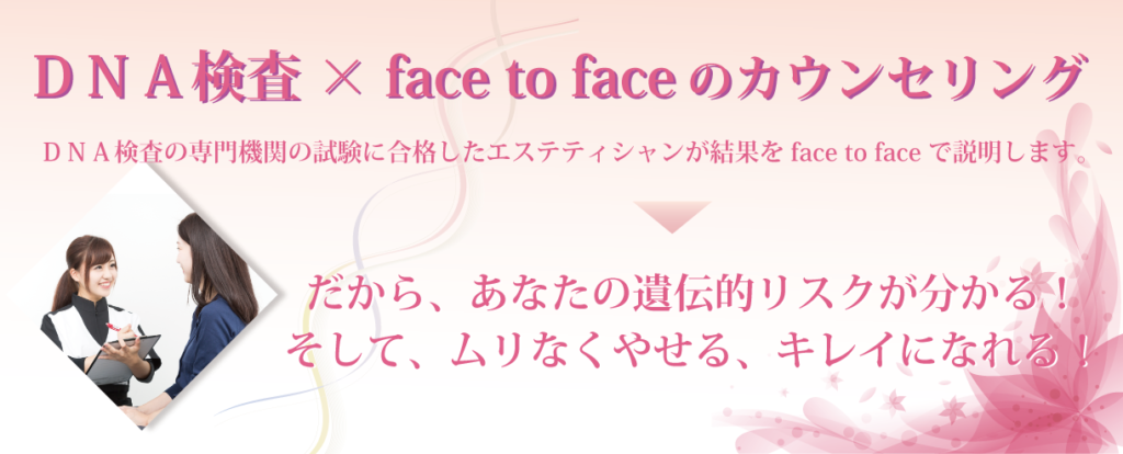 DNA検査で遺伝リスクがわかります